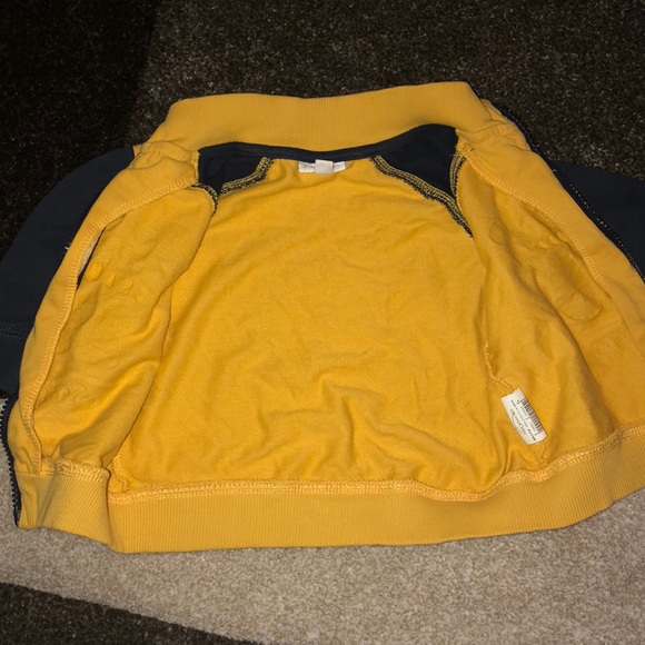 ☠️5/$20 ☠️FAGOTTINO | BOYS ZIP UP GRAPHIC HOODED POCKETED SWEATSHIRT 9M - Picture 4 of 8